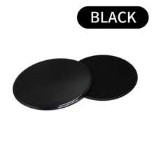 1 Pair Black Core Gliding Discs, Home Fitness Sliding Plate, Pilates Core Training Slider, Yoga Full Body Shaping Auxiliary Equipment, Core Strength Balance Training Fitness Gear, Extremely Smooth Gliding Surface, Suitable For Yoga Mat, Hardwood Floor, Tile And More - Multicolor - View 13