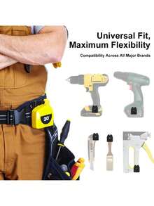Quick Release Buckle Hammer Wrench Electric Tool Belt Holder Hook, Retractable Tape Measure Hanger Belt Clip - View 9