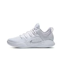 Nike Hyperdunk X Low 10 White Pure Platinum Low-Top Basketball Shoes For Men (White) - AR0465-100 - View 10