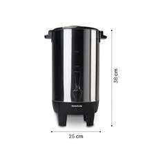 Cafetera Percoladora Taurus 40 Tazas Acero Inoxidable, Ideal Eventos y Oficina - Gris - Ver 9