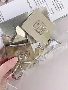 2/6/10/20个装强力自粘墙钩，防水浴室挂钩，可拆卸，无需钉子，可重复使用，适用于厨房、卧室、客厅、毛巾架、收纳整理，可移除，金属爪设计，强力粘性墙钩，适用于浴室配件、家居装饰、收纳整理。 - 彩色 - 查看 7