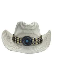 1pc Unisex Straw Hat, Western Cowboy Hat, Beach Holiday Straw Hat, Foldable Design Suitable For Spring/Summer Outdoor Activities,Travel,Festival - MZ3052+ML61 - View 22