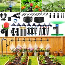 Bộ tưới nhỏ giọt với ống nối nhanh, hệ thống tưới vườn tự động, 3 vòi phun điều chỉnh được, thích hợp cho sân vườn, nhà kính, bãi cỏ và bón phân cho cây trồng trong luống. - Bộ dụng cụ tưới tiêu - Xem 9