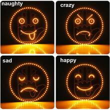1pc Funny LED Car Finger Light, Gesture Light, Suitable For Car, New Finger Light LED Car Rear Window Sign Light, With Remote Control, Suitable For Road Rage LED Car Accessories, 8 Modes, Battery Powered - Black - View 6