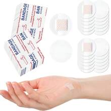 50/10pcs Waterproof Bandages - Breathable Elastic Bandages, Firmly Secured, Suitable For Fingers, Knees, Arms And Other Areas, Applicable For Home, School, Outdoor And Emergency Situations, Flexible Packaging Design. - Individually Packaged - View 2