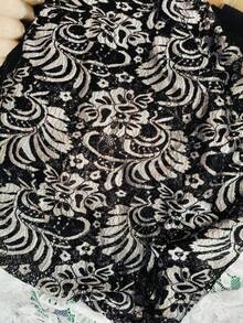 Women's Long-Sleeved Bodysuit With Comfortable Sheer Lace - 銀色 - 查看 1