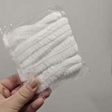 Capa descartável de tecido não tecido (rede) para limpeza de pisos, ferramenta de limpeza por adsorção de cabelo. - Tamanho único serve para todos - Ver 4