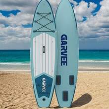 Tabla de paddle surf inflable  para adultos – SUP estable y ligera de doble capa, superficie antideslizante EVA, incluye mochila y asiento kayak – Ideal principiantes y actividades acuáticas - A - Ver 3