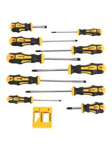 Magnetic Screwdriver Set, Including And Flat Head Professional Cushioned Handle Screwdrivers And Key Screwdriver - Multicolor - View 5