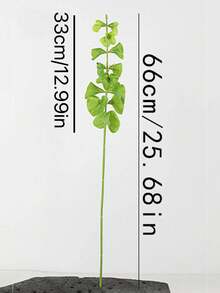 5/3/1pc Artificial Flower, Artificial Plant, Artificial Shell Flower, 66cm/25.68in, Suitable For Valentine's Day Decor, Wedding Decor, Garden Decor, Outdoor Plant Decor, Room Decor, Home Decor, Spring Decor, Bedroom Decor, Tabletop Decor, Living Room Decor - Green - View 3