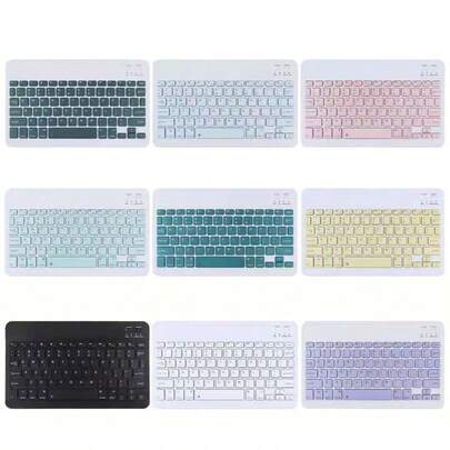 Ultra-Thin Mini Wireless Bluetooth Keyboard: A Slim, Compact Wireless Keyboard Supporting Bluetooth Connectivity, Suitable For Use With Computers, Tablets, And Mobile Phones. Ideal For Office Work And Travel, It Offers Broad Compatibility Across Multiple Operating Systems-Including Android, Windows, And IOS-And Features A Rechargeable Design With Long-Lasting Battery Life.