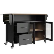 Food Service Carts & Trolleys - Black - View 9