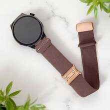 1条18mm/20mm/22mm弹力表带，兼容三星Galaxy Watch7/6/5/4（40mm/44mm），男女通用运动尼龙弹力表带，带磁扣，适用于各种智能手表，日常佩戴时尚表带 - 20mm - 查看 10