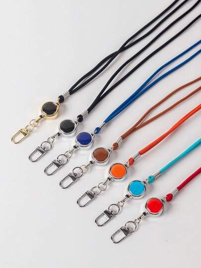 30厘米可调节棉质挂绳项链带，舒适防过敏不褪色，适合悬挂包包和卡片，银色