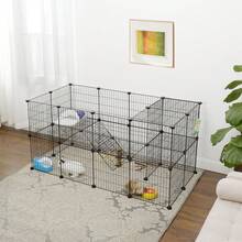 SONGMICS Pet Fence - Black - View 2