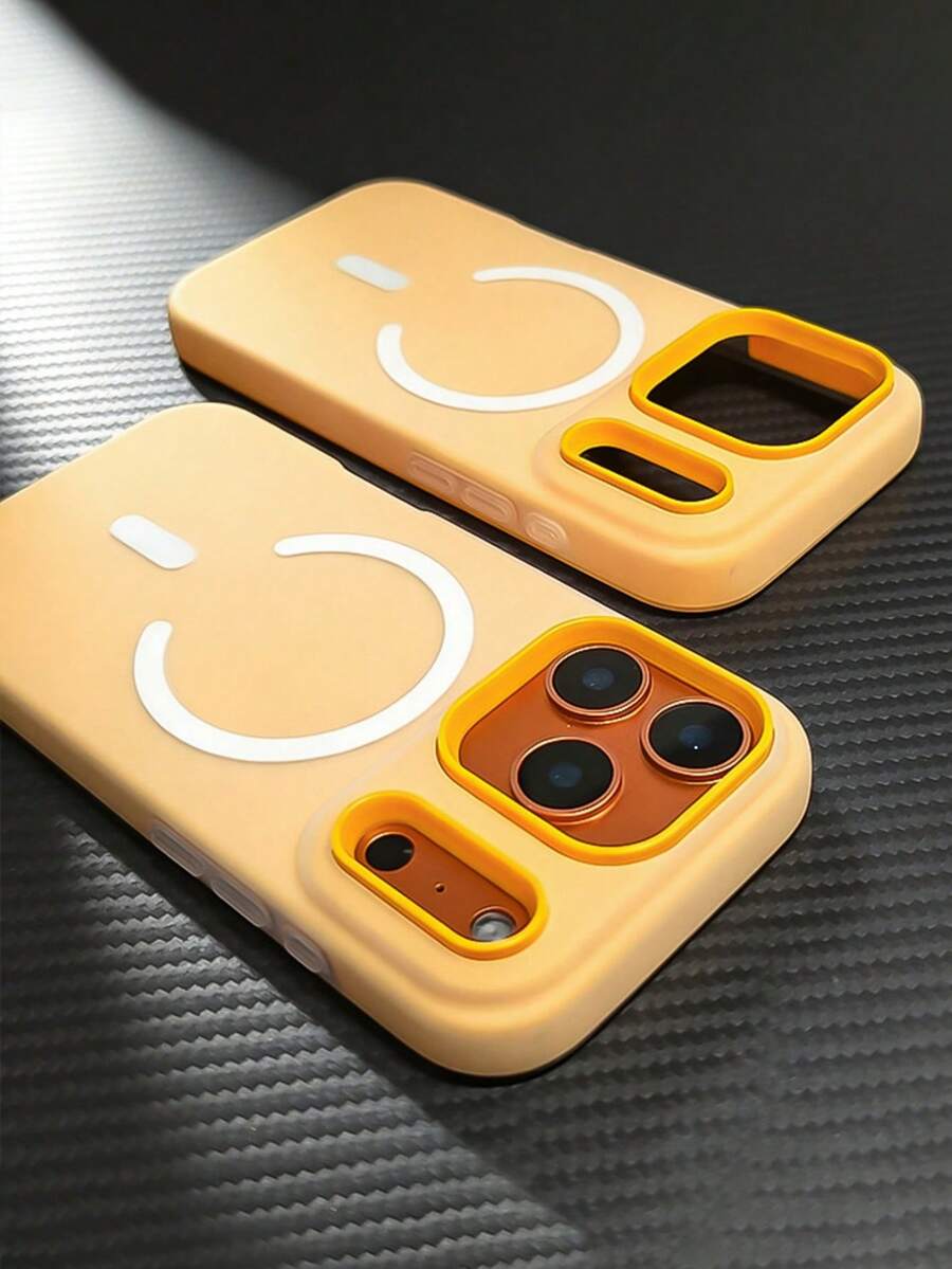 Luxury Candy Color Matte Magnetic Wireless Charging Phone Case Compatible With IPhone 13 14 15 16 17 Pro Max Plus Air 17ProMax Cases Double Layer 2-In-1 Shockproof Soft Cover