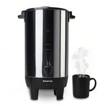 Cafetera Percoladora Taurus 40 Tazas Acero Inoxidable, Ideal Eventos y Oficina - Gris - Ver 1