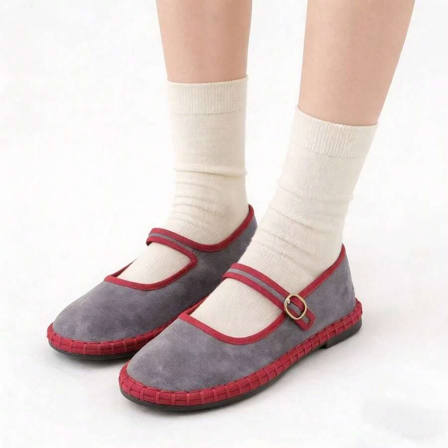 Scarpe da donna flat - Grigio - Visualizzare 1