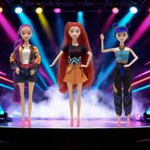 1个女巫猎杀小组恶魔猎杀小队K-POP玩偶，佐伊乙烯基人偶玩具，可收藏的K-POP偶像可动人偶，可爱角色玩偶 - 彩色 - 查看 2