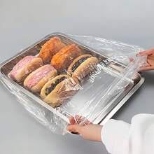 300 chiếc nắp đậy thực phẩm bằng nhựa trong suốt cỡ lớn dùng một lần - Bền, chống bụi, hợp vệ sinh, thích hợp cho đồ ăn nhẹ, trái cây, rau củ, khay bánh mì - Giúp giữ thực phẩm tươi ngon dễ dàng. - Nhiều màu - Xem 5