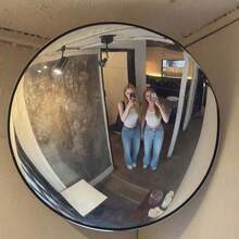 Space Decor & Multi-Function Convex Wide-Angle Mirror, ABS Frame, 160°+ Ultra-Wide Field Of View, Minimalist Versatile Style - Convex Wide-angle Lens - View 10
