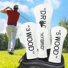 Simple Design Style Golf Club Head Cover, Suitable For Driver, Fairway Wood, Hybrid - Golf Club Head Cover Driver Head Cover - A Golf Club Head Cover That Is Worth Having, Providing The Best Protection For Your Club - Multicolor - View 5