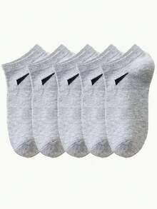 30/20/15/10/5/3/1 Pairs Comfortable, Breathable, Moisture-Wicking, Antibacterial Knit Liner Socks - Excellent Mother's Day Gift, Unisex Invisible Socks, Ankle Socks, Sweat-Absorbing, Odor-Resistant, Elastic Soft, Fashionable Solid Colors, Triangle Decor Suitable For Spring, Summer, Autumn, Winter, Casual, Daily Wear, Yoga/Sports - Multicolor - View 8