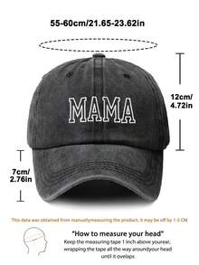 两顶/套 男女通用镂空刺绣“DAD+MAMA”复古水洗棒球帽，宽松版型，尺码可调节，情侣休闲老爹帽，适合日常通勤、街头、户外、海滩、徒步、卡车司机、夏季、假日等场合。 - F - 查看 3