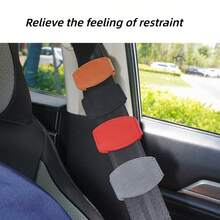 A Car Seatbelt Retainer With A Magnetic Clip For Adjusting Seatbelt Tension. Compatible With All Car Models And Easy To Install. - A - View 3