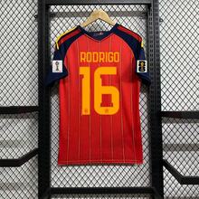 26/27 Spain Home Jersey, Breathable Quick-Drying Football Shirt With Customizable Number - Home Team Number 16 - View 3