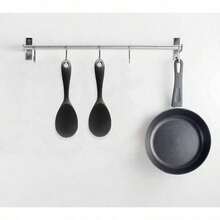 1PC Rice Paddle Spoon, Non Stick Rice Spatula Rice Cooker Spoon, Heat Resistant Rice Scooper Rice Spoon Kitchen Cooking Utensil Rice Mashed Potato, Size 10.83x 2.56in Black - Black - View 7