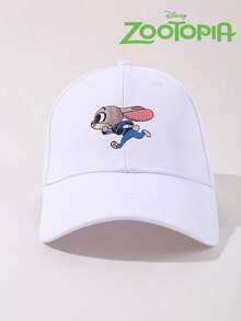 Disney "Zootopia" Nick And Judy Adjustable Baseball Cap, Rabbit And Fox Print, Adult Y2K Outdoor Sun Protection Accessory, Sports & Daily Wear Golf Hat,Summer,Beach,Holiday,Travel - Multicolor - View 13