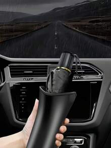 1pc/2pcs/4pcs Car Accessories Umbrella Storage Bucket Trash Can, Car Essential Umbrella Holder, Multi-Functional Umbrella Storage Organizer, Car Suspension & Home Umbrella Rack - A - View 2