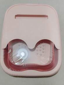 Large Foldable Deep Foot Bath Tub, Portable Home Foot Massage Basin, Plastic Material, Designed For Health, Heat-Insulated Foldable Foot Spa Tub With Massage Rollers And Lid, Soak Tired Feet, Home Stress Relief Foot Care Foot Bath Spa - Multicolor - View 13
