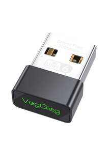 Adaptador WiFi Mini VegGieg 300Mbps 2.4G USB Tarjeta de red inalámbrica con antena incorporada para PC de escritorio, portátil, plug and play sin necesidad de controlador - Multicolor - Ver 11
