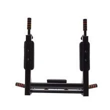 RainWeel Wall Mounted Pull Up Bar Chin For Indoor Home Gym Workout, Power Tower Set Training Equipment Fitness Dip Stand Supports To 440Lbs, Thickened Steel Pipe Multifunctional Pull Up Bar Chin Up Bar Training Equipment With PE Sleeves  For Exercising The Muscles Of The Chest, Arms - Black - View 9