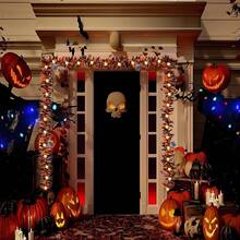Decoración de halloween, Guirnalda de alambre 392 pulgadas (10 m), con 100 Luces LED Intermitentes |   Adecuada para halloween, decoración para Interior y Exterior |   Fiestas, Jardín, Casa (Araña, 10M) - Araña - Ver 5