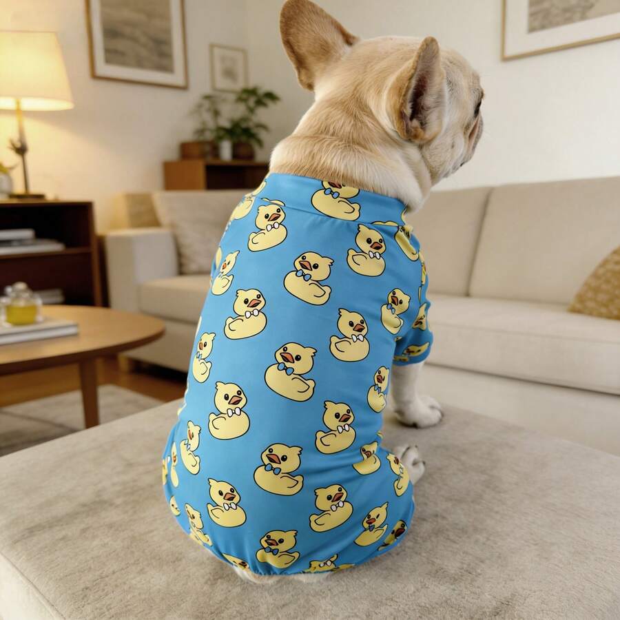 Suministros para mascotas, Mono cálido para perros, Cómodo y cálido, Traje transpirable para cirugía de mascotas después de la esterilización - Verde - Ver 1