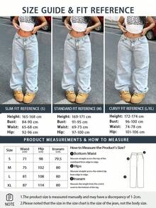 Women's Casual Light Wash Straight Leg Jeans - Light Wash - View 4