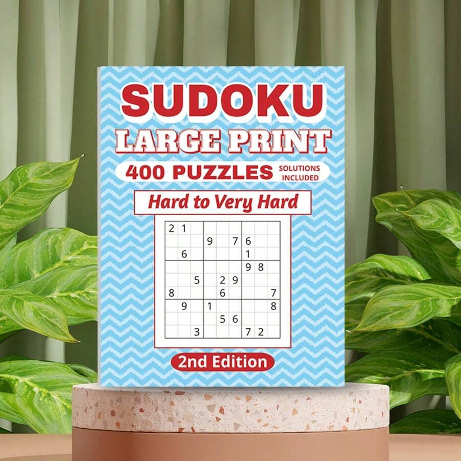 1 cuốn sách Sudoku, độ khó tăng dần, phù hợp cho người lớn và người cao tuổi, giúp rèn luyện trí não, thư giãn và giải trí, là lựa chọn quà tặng tuyệt vời (Không bao gồm bút). - 1 cái - Xem 1