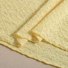 Sunny Yellow Long-Sleeve A-Line Dress With A Backless Lace-Up Design, Flowy Silhouette, And Daring Open Back – Perfect For Resort Vacations, Proms & Daily Wear, Exuding Effortless Sexy Elegance Abaya Vestidos Elegantes De Mujer - 黃色 - 查看 9