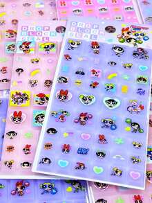 糖果滴落贴纸、糖果滴落贴纸、贴纸书、手机壳贴纸、糖果滴落贴纸、钥匙扣贴纸、糖果飘落贴纸、铅笔盒贴纸 - 彩色 - 查看 1