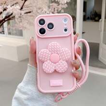 免费赠送挂绳/支架手机壳 + 编织手机挂绳，兼容 17 Pro Max、16 Pro Max、15 Pro Max、14 Pro Max、13 Pro Max、12 Pro Max、11 Pro Max、XS Max、7/8 Plus、S26、2524321u、荣耀 - 粉色 - 查看 4