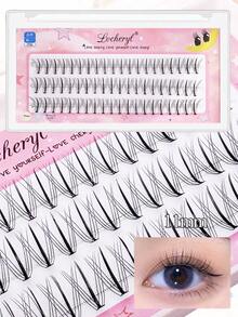 60 sợi mi giả tự nối kiểu Fairy, mi giả đơn sợi, mi nối rời, mi giả cong chữ C 9-12mm tự nhiên, dễ dàng sử dụng hàng ngày cho người mới bắt đầu. - Xem 15