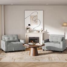Futon - Grigio Chiaro - Visualizzare 2