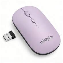 Lenovo 炫彩靜音無線滑鼠 2.4G 穩定連線 隨身輕薄 辦公室家用筆記本通用 多色高顏值女生禮物 - 查看 10