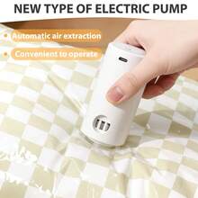 14/17 Pack Vacuum Storage Bags With Electric Pump, With Hand Pump, Vacuum Seal Bags Travel, Compression Vacuum Seal, Space Saver Plastic Packaging Bags For Clothes, Blankets, Pillow, Bedding, Comforters, Travel Essentials Vacuum Machine - 黃卡其格子-17pcs - 查看 7