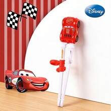 Monogram 2pcs Disney Cars Themed Cartoon Fork And Spoon Set, Chopsticks, Tableware Set For Teenagers, Food Court Gift, Racing Dream, Lightning Speed, PP Material, Birthday, Cars Party, Back To School, Christmas - Multicolor - View 9