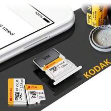 Kodak Black Memory Card 16GB 32GB 64GB MicroSD Card 128GB 256GB Class10 Micro SD Card 4K With SD Adapter Card Reader Compatible With Computer - White - View 7