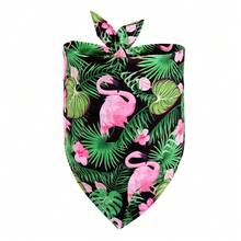 Tropical Style Fruit Flamingo Pet Bandana, Cactus Dog Scarf, Pet Triangle Bandana, In Stock For Cross-Border - BA068 Dưa hấu lá rùa đậm - Xem 11